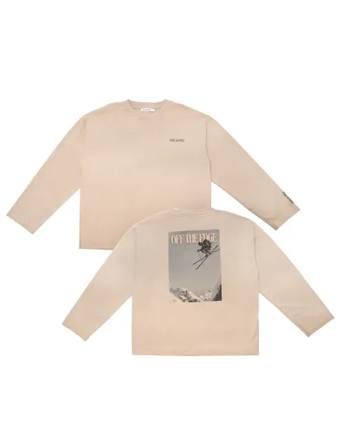 Pre Après Boxy Maverick Long sleeve, Khaki grey