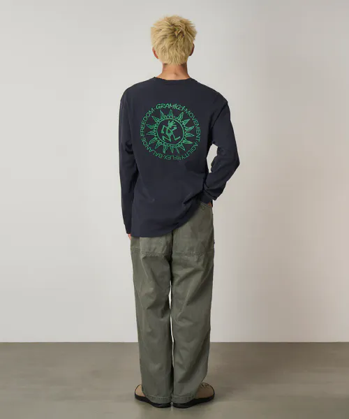 Gramicci Sun L/S Tee, Navy pigment